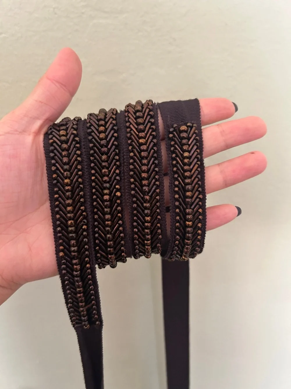 J. Crew beaded belt - Picture 1 of 3